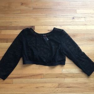 Lace crop top